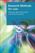 Cover: Research Methods for Law - Edinburgh University Press