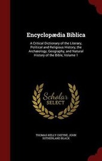 Bild: Encyclopaedia Biblica - Andesite Press