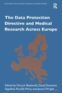 Cover: The Data Protection Directive and Medical Research Across Europe - Routledge