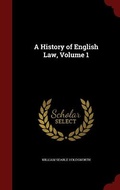 Cover: A History of English Law, Volume 1 - Andesite Press