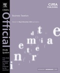 Cover: Business Taxation - CIMA Publishing