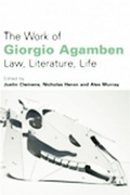 Cover: Work of Giorgio Agamben - Edinburgh University Press