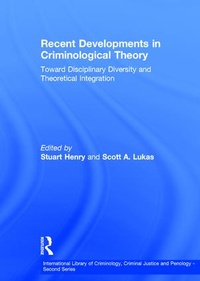 Enlarge image Cover: Recent Developments in Criminological Theory - Routledge