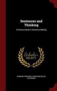 Enlarge image Cover: Sentences and Thinking - Andesite Press