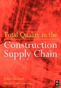 Cover: Total Quality in the Construction Supply Chain - Butterworth-Heinemann