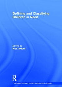 Enlarge image Cover: Defining and Classifying Children in Need - Routledge