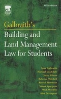 Cover: Galbraith's Building and Land Management Law for Students - Butterworth-Heinemann