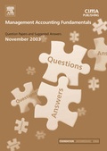 Cover: Management Accounting Fundamentals - CIMA Publishing