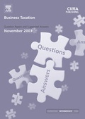 Cover: Business Taxation - CIMA Publishing