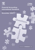 Cover: Financial Accounting: November 2003 Exam Questions and Answers - CIMA Publishing