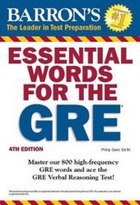 Enlarge image Cover: Essential Words for the GRE - Barron's Educational Series Inc.,U.S.