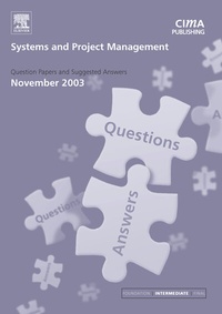 Enlarge image Cover: Systems and Project Management November 2003 - CIMA Publishing