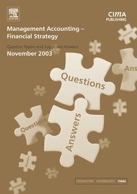 Enlarge image Cover: Management Accounting- Financial Strategy - CIMA Publishing