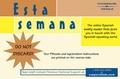 Cover: Esta Semana 2e-Passcard - Heinle