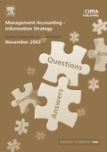 Cover: Management Accounting- Information Strategy - CIMA Publishing