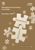 Cover: Management Accounting- Case Study - CIMA Publishing
