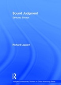 Cover: Sound Judgment - Routledge