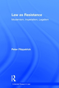 Enlarge image Cover: Law as Resistance - Routledge