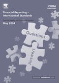 Cover: Financial Reporting (International) Standards - CIMA Publishing