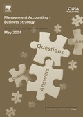 Cover: Management Accounting- Business Strategy May 2004 Exam Q&As - CIMA Publishing