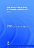 Cover: The History of the Book in the West: 400AD?1455 - Routledge