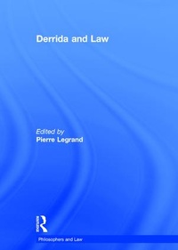 Enlarge image Cover: Derrida and Law - Routledge