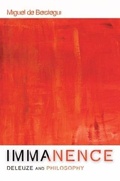 Cover: Immanence - Deleuze and Philosophy - Edinburgh University Press