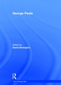 Cover: George Peele - Routledge