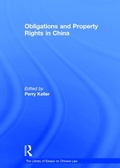 Cover: Obligations and Property Rights in China - Routledge