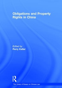 Enlarge image Cover: Obligations and Property Rights in China - Routledge