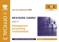 Cover: CIMA Revision Cards: Management Accounting Fundamentals - CIMA Publishing