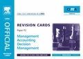 Cover: CIMA Revision Cards: Decision Management - CIMA Publishing