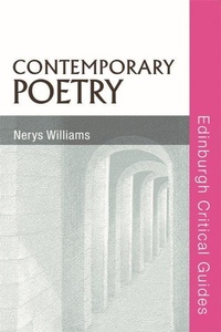 Enlarge image Cover: Contemporary Poetry - Edinburgh University Press