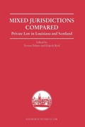 Cover: Mixed Jurisdictions Compared - Edinburgh University Press