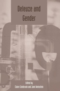 Cover: Deleuze and Gender - Edinburgh University Press