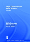 Cover: Legal Theory and the Legal Academy - Routledge