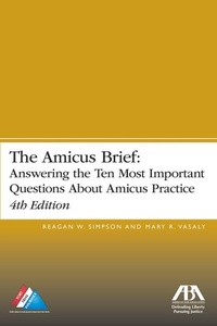Abbildung von: The Amicus Brief - American Bar Association