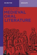 Cover: Medieval Oral Literature - De Gruyter