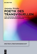 Cover: Poetik des Transvisuellen - De Gruyter