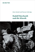 Cover: Rudolf Borchardt und die Klassik - De Gruyter