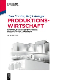 Abbildung von: Produktionswirtschaft - De Gruyter Oldenbourg