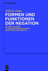 Enlarge image Cover: Formen und Funktionen der Negation - De Gruyter Mouton