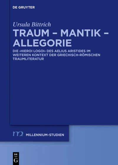 Abbildung von: Traum - Mantik - Allegorie - De Gruyter