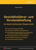 Cover: Gesch&auml;ftsf&uuml;hrer- und Vorstandshaftung im &ouml;sterreichischen Steuerrecht - LexisNexis Verlag ARD ORAC GmbH