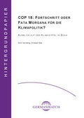 Cover: COP 18: Fortschritt oder Fata Morgana f&uuml;r die Klimapolitik - Germanwatch Nord-S&uuml;d Initiative e.V.