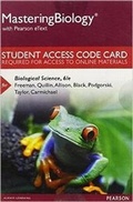 Cover: Mastering Biology with Pearson Etext -- Standalone Access Card -- For Biological Science - Pearson