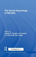 Cover: The Social Psychology of Morality - Routledge