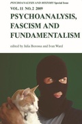 Cover: Psychoanalysis, Fascism, Fundamentalism - Edinburgh University Press