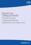 Cover: Equal in an Unequal World - Globethics.net