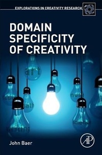Enlarge image Cover: Domain Specificity of Creativity - Academic Press